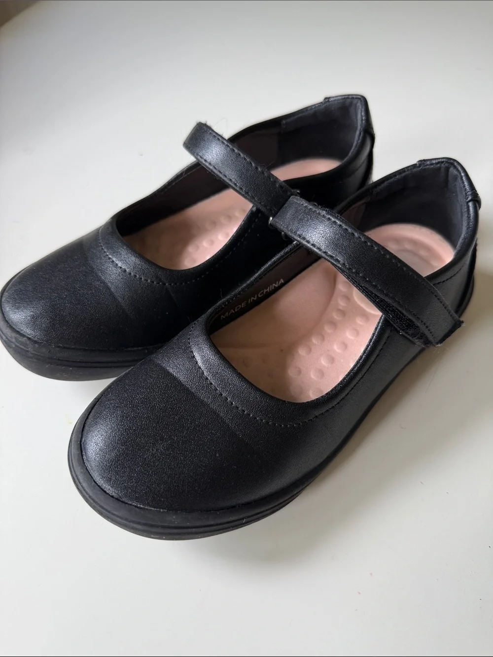 Girls Black Mary Jane School Shoes with Cushioned Insole